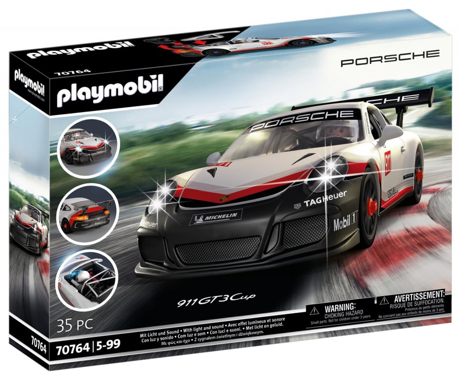 Porsche 911 Gt3 Cup 70764 Playmobil La Boite - vue 2
