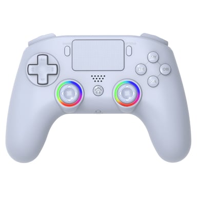 WIRELESS LED CONTROLLERWHITE Manette Sans Fil Blanc PS4