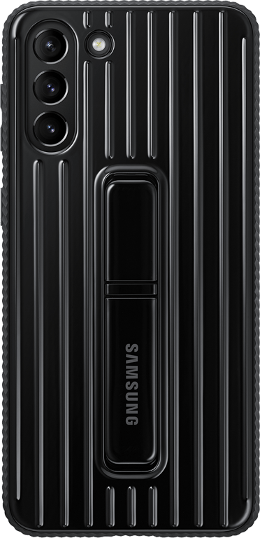 Coque Renforcée fonction Stand Noir pour Samsung G S21+ 5G Samsung
