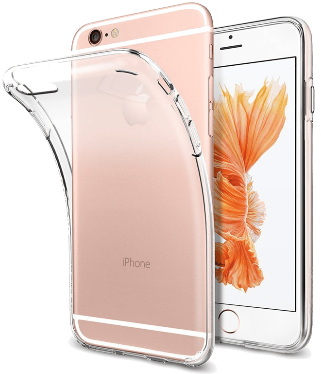 Evetane Coque Apple iPhone 6l6S silicone transparente Motif transparente Motif ultra resistant
