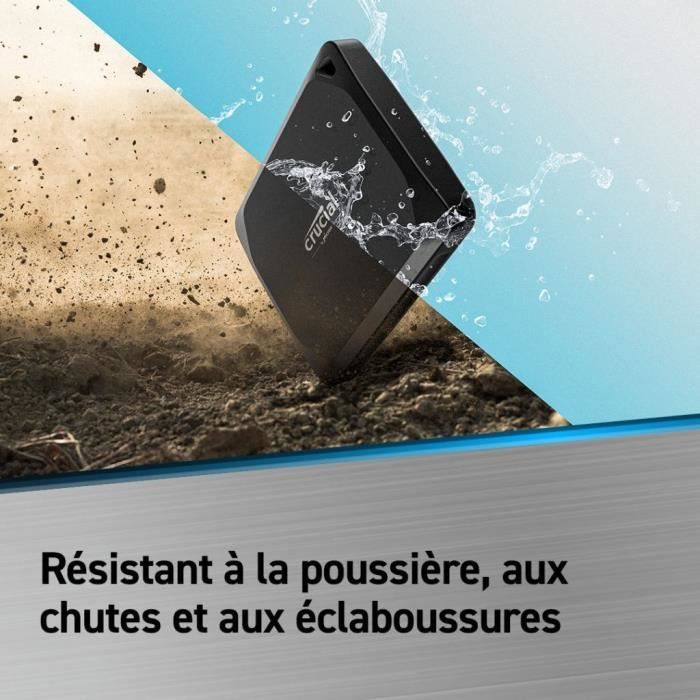 Crucial X10 Pro Portable - vue 3