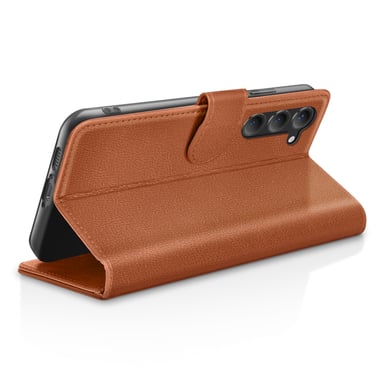 Custodia a portafoglio per Galaxy S23 con funzione di supporto e linguetta magnetica