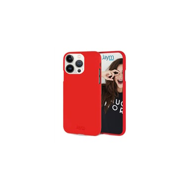 JAYM - Funda de silicona roja Soft Feeling para Apple iPhone 14 Pro Max - Acabado de silicona - Tacto ultra suave