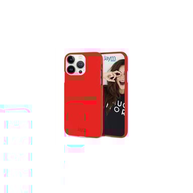 JAYM - Custodia in silicone rosso Soft Feeling per Apple iPhone 14 Pro Max - Finitura in silicone - Ultra Soft Touch