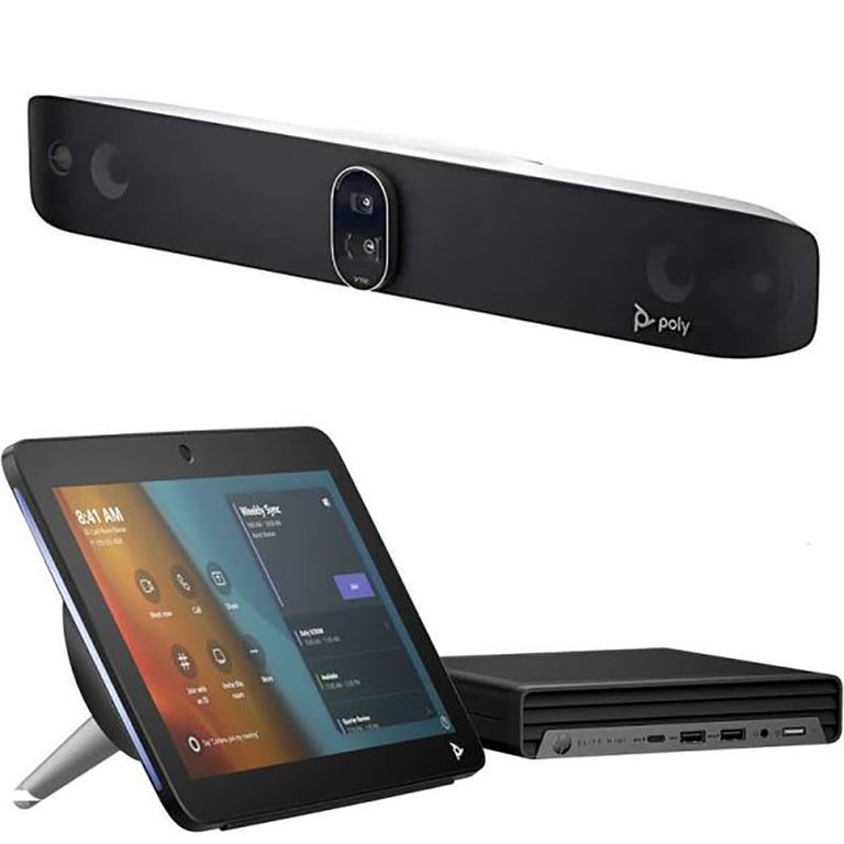 Barre A/V Poly Studio V72 – Double Caméra 4K UHD, 140° de Champ de Vision - vue 4