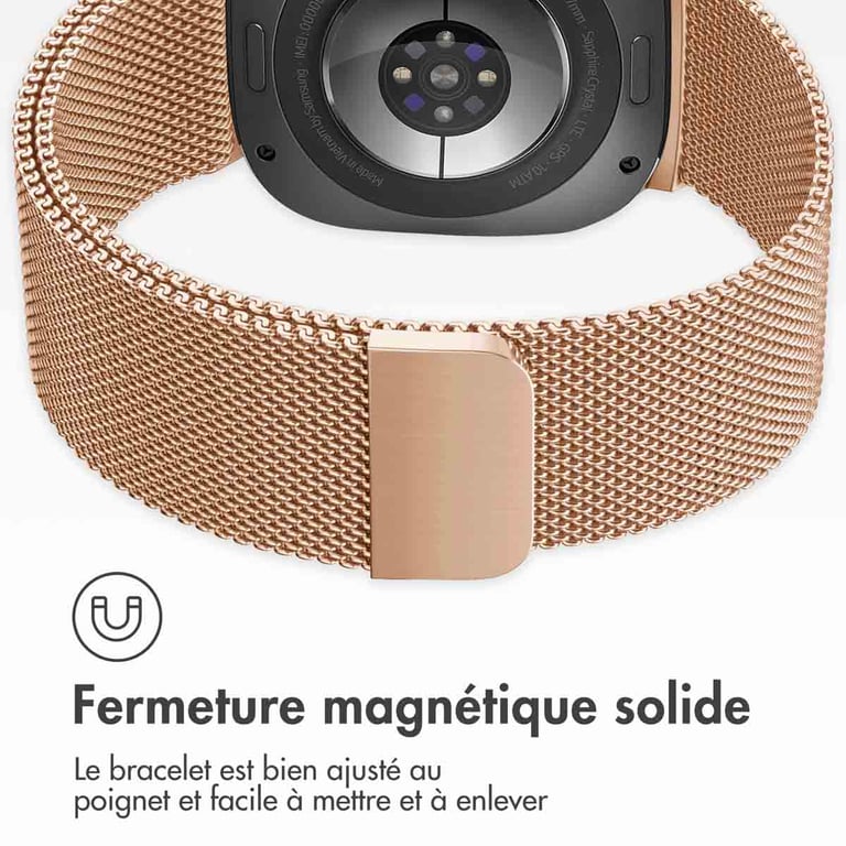 imoshion Milanais Watch bracelet pour le Samsung Galaxy Watch Ultra Dorée Neuf - vue 2