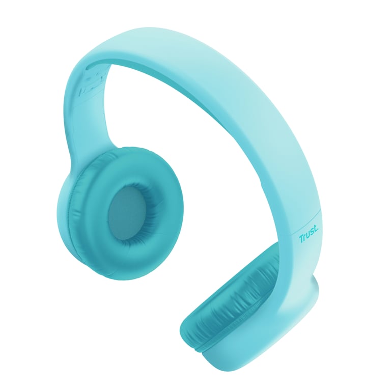 Trust Nouna Casque Filaire Audio pour Enfant 4 avec Limite de Volume 85dB Ecouteurs Filaire Pliable avec Micro et Autocollants Connexion 3.5mm Casque pour Switch Tablette Musique - vue 3