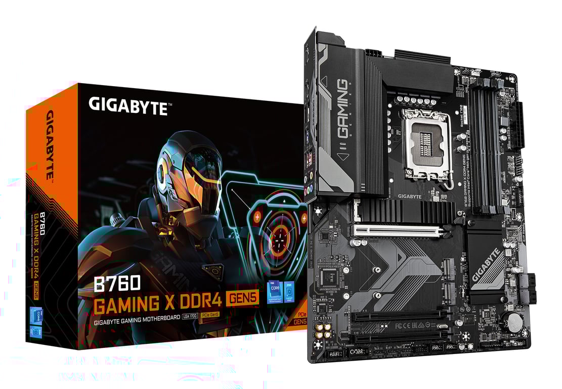 Gigabyte B760 GAMING X DDR4 GEN5 - vue 2