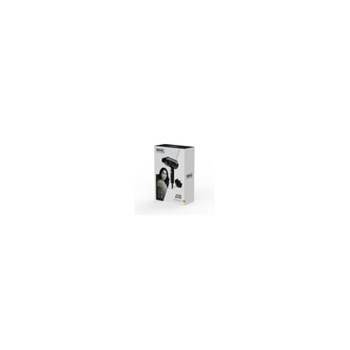 Secador de pelo portátil Wahl Ionic Flow 2100W iónico 2 velocidades difusor & concentrador Negro