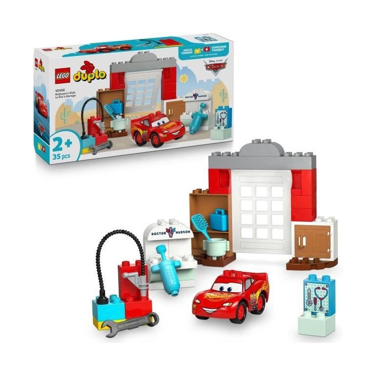 LEGO DUPLO ¦ Disney Et Pixar Cars 10456 La Visite De Mcqueen Au Garage De Doc - Jeu 2 Ans - Neuf