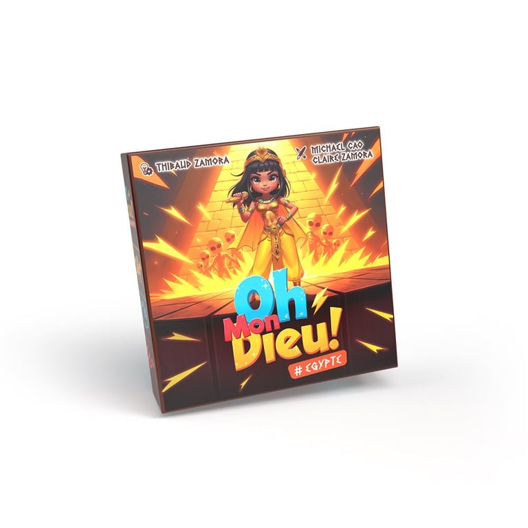 Jeu de cartes Party Bioviva Oh Mon Dieu! #Égypte 2–6 joueurs 15 min Illustrations cartoon Orange - Neuf