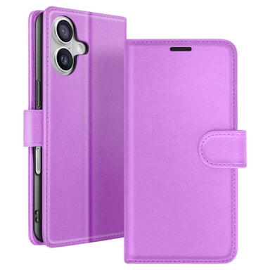 Custodia a Portafoglio per iPhone 17 Air con Funzione Supporto e Linguetta Magnetica