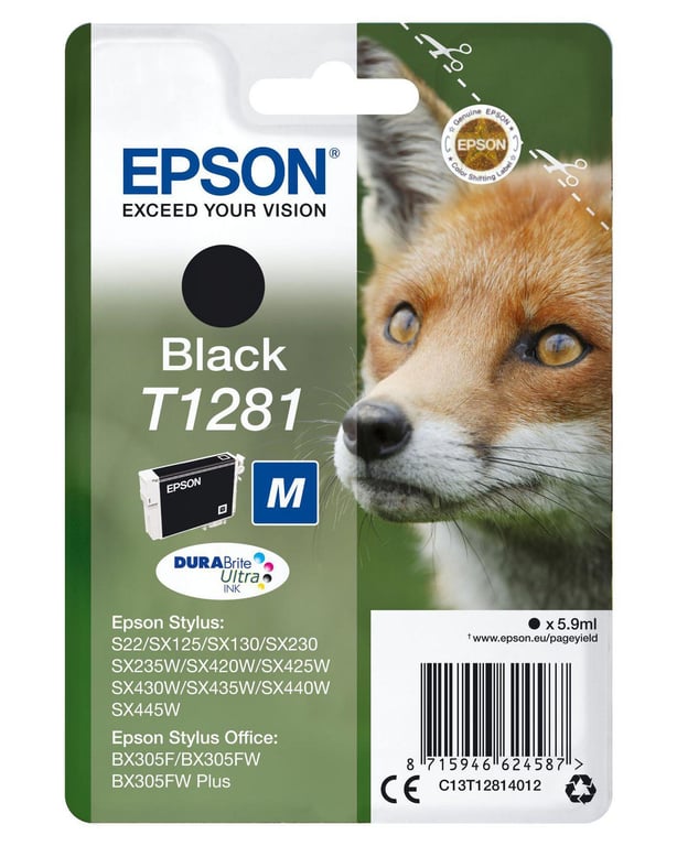 EPSON Cartouche dencre T1281 Renard C13T12814012 - vue 6