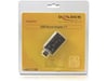 DeLOCK 61645 changeur de genre de câble USB 2.0 2x 3,5 Noir