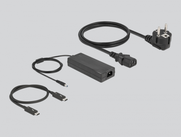 DeLOCK Station d'accueil 8K Thunderbolt 3 Deux DisplayPort / USB / LAN / SD / Audio / PD 3.0 Neuf - vue 3