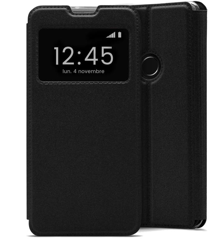 Etui Folio compatible Noir Huawei P30 Pro
