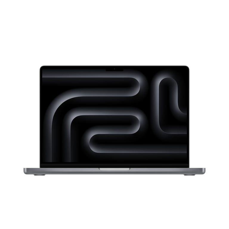 MacBook Pro M3 (2023) 14.2', 512 Go 8 Go Apple GPU 10, Gris sidéral - AZERTY - Bon état