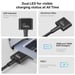 UNITEK C14121BK-2M cable eléctrico Negro MagSafe 3 USB C
