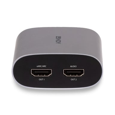 Lindy 38368 convertisseur audio Noir, Argent