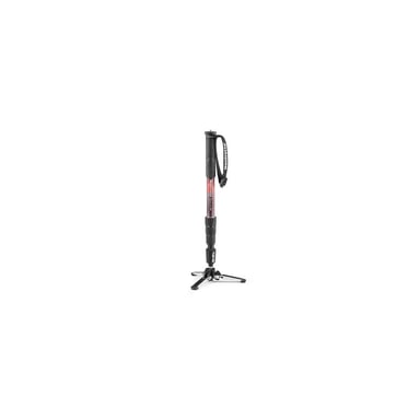 Monopode vidéo Manfrotto MVMELMIIA 4 Aluminium Twistlock Compact 128 cm Noir/Rouge - Neuf