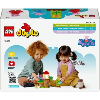 Lego 10431 Duplo Jardín y Casa del Árbol de Peppa Pig