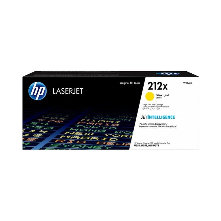 Cartouche toner haute capacité HP W2122XC Jaune 10 000 pages Neuf
