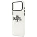 Custodia MagSafe Karl Lagerfeld IML Karl Sketch Logo per iPhone 17 Pro Max trasparente
