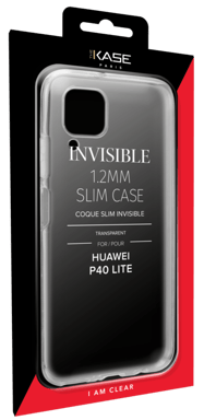 Coque Slim Invisible pour Huawei P40 Lite 1,2 mm, Transparent