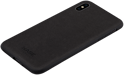 Funda de gamuza Alcántara para Apple iPhone XS Max, negro medianoche
