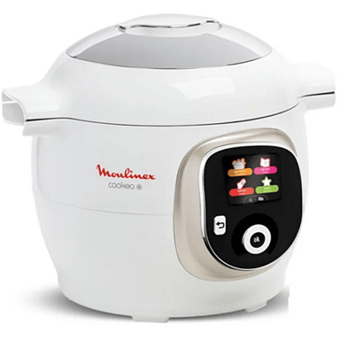 Multicooker Moulinex Cookeo+ 6L Bianco - 180 Ricette, 6 Modalità, Partenza Ritardata & Mantenimento in Caldo