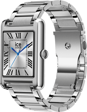 Montre ICE SMART TK 2.0 Rectangulaire avec Bracelet Acier inoxydable Argent métal Ice Watch