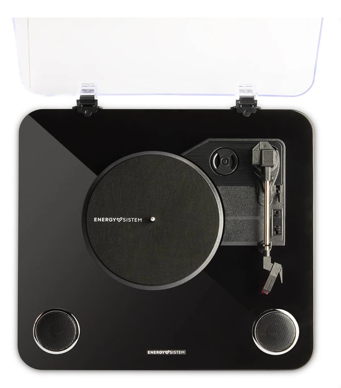 Platine Vinyle Energy Sistem BlackSpin – Bluetooth, 10 W, Entraînement par Courroie