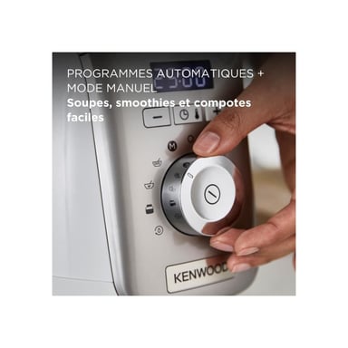 Blender chauffant KENWOOD SOUPEASY+ CBL30.000CP Blanc et champagne