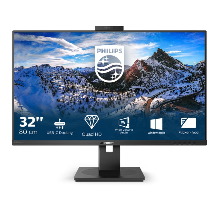 Philips P Line 326P1H/00 Led Display 80 Cm (31.5 ) 2560 X 1440 Pixels Quad Hd Noir
