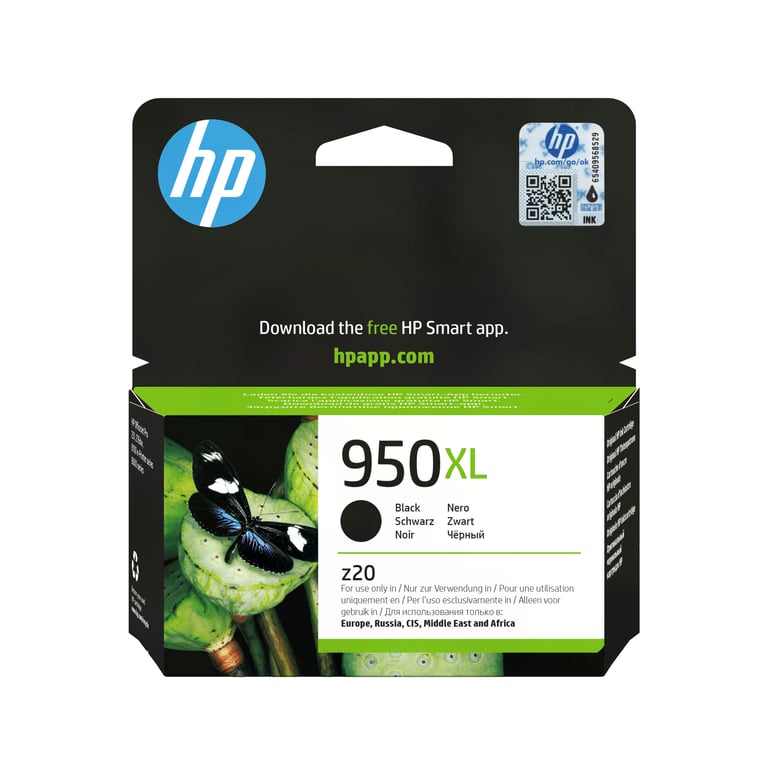 HP 950XL - 53 ml - à rendement élevé - noir - original - Officejet - cartouche d'encre - pour Officejet Pro 251dw, 276dw, 8100, 8600, 8610, 8620, 8630 - Neuf
