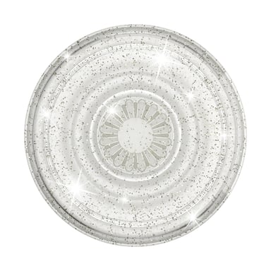 PopSockets Clear Glitter Silver