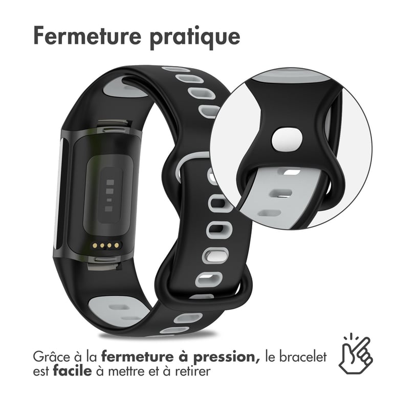 Bracelet Fitbit Charge 5 / 6 Sport - vue 2