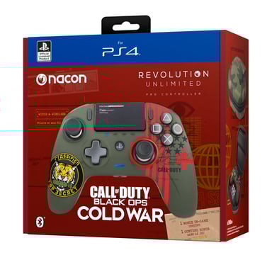 NACON Call of Duty: Black Ops Cold War Verde, Rojo Bluetooth Gamepad Analógico/Digital MAC, PC, PlayStation 4