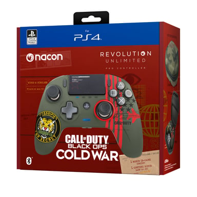 NACON Call of Duty: Black Ops Cold War Vert, Rouge Bluetooth Manette de jeu Analogique/Numérique MAC, PC, PlayStation 4