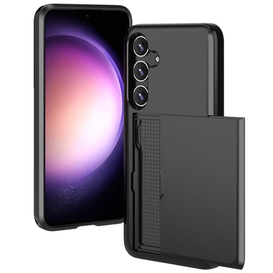 imoshion Coque arrière avec porte-cartes pour Samsung Galaxy S24 Plus - Noir