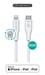 eSTUFF ES602170-BULK câble Lightning 1 m Blanc