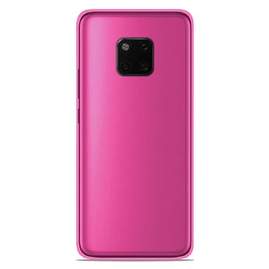 Coque silicone unie compatible Givré Rose Huawei Mate 20 Pro