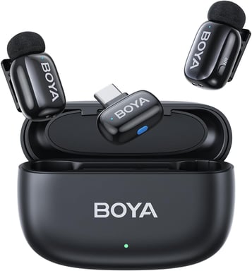 Boya Mini-14 – Micro sans fil 5g, réduction de bruit, USB-C.