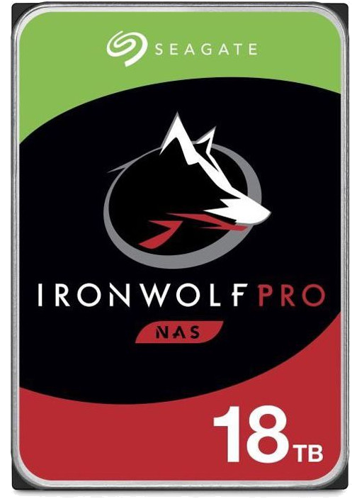 SEAGATE - Disque dur Interne - NAS IronWolf Pro - 18To - 7200 tr/min - 3.5