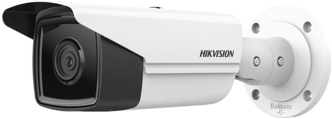 Hikvision DS-2CD2T43G2-2LI(2.8mm) 4 MP telecamera di rete Bullet con Acusense e illuminazione ibrida intelligente fissa