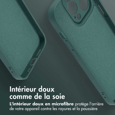 imoshion Coque Couleur avec MagSafe pour Apple iPhone 14 Pro - Vert foncé
