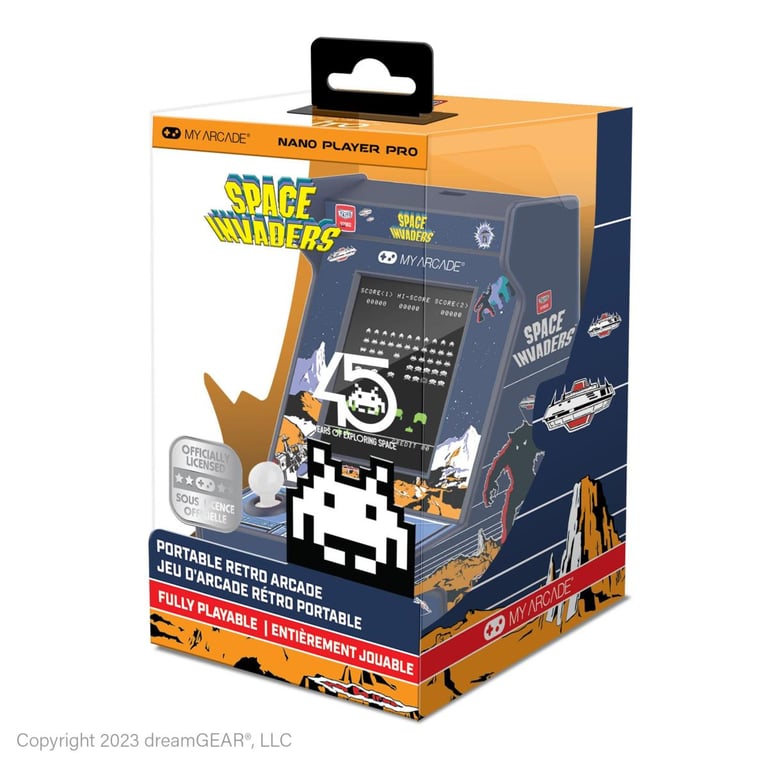 Console rétrogaming Just For Games Nano Player PRO Space Invaders et - vue 2