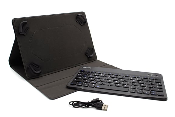 Bluetooh 10 Keyboard Case 1 Nero