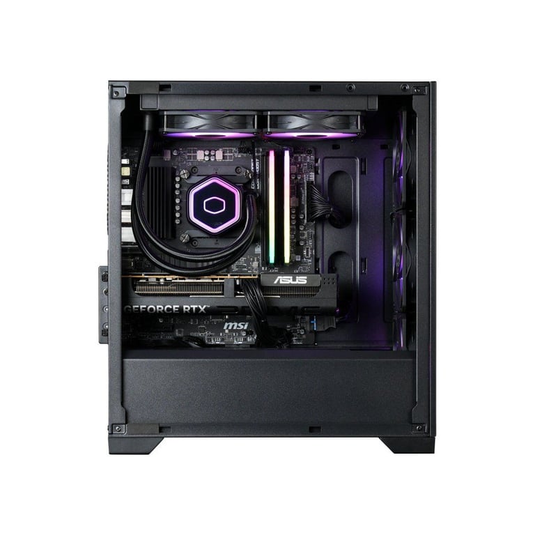 PC Gamer powered by COOLER MASTER Sans Windows AMD Ryzen 5500 RTX 5060 RAM RGB SSD 480Go - vue 3