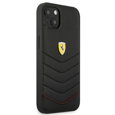 Custodia Ferrari per iPhone 13 mini 5,4'' Nero Off Track Trapuntato